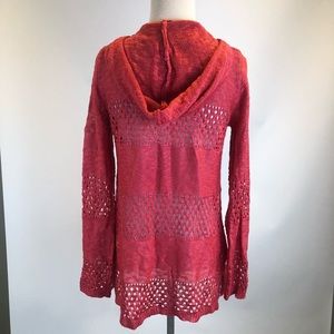 amari airy pointelle detail cardigan